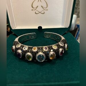 Judith Ripka Black Spinel bracelet